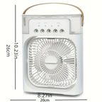 Ventilador y Humidificador 3 en 1: Comodidad y Frescor en Un Solo Equipo