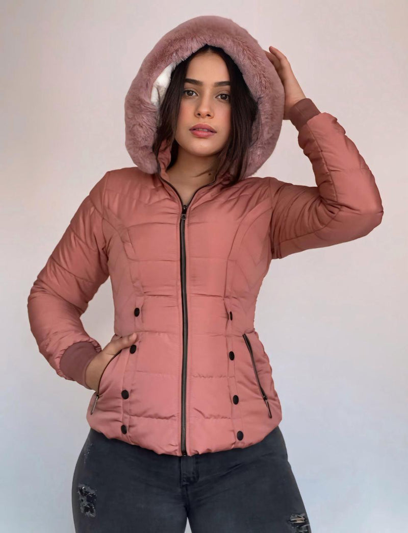 Chaqueta ovejera capota peluche N99A