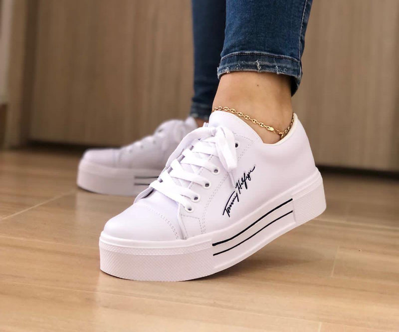 zapatillas blancas para mujer