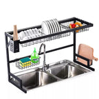 Escurridor platero metalico 2 nivel 85cm