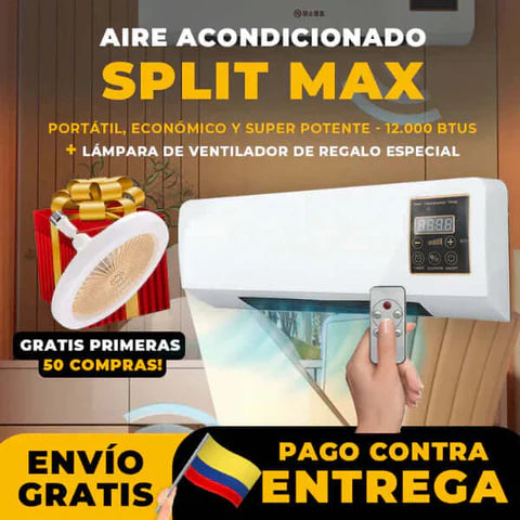 Aire Acondicionado Portátil Splitmax [BLACK FRIDAY] 🧊🎉